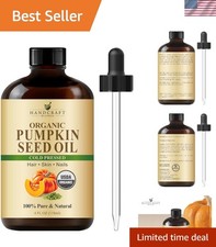Organic Pumpkin Seed Oil - 4 Fl Oz Carrier Oil for Hair, Skin  Aromatherapy
