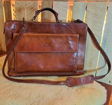 Aktentasche Schultasche Leder "The Trend" Messenger Bag Vintage