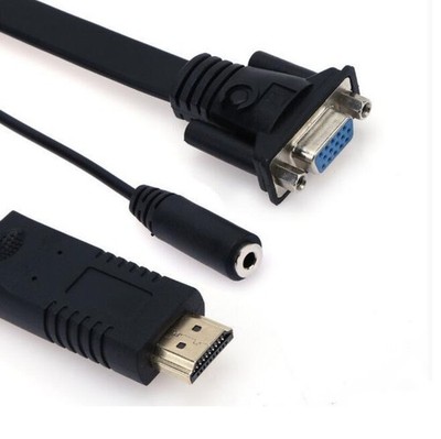 Hdmi turn vga with audio computer TV projector VGA interface HD
