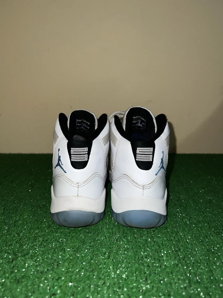Nike Air Jordan 11 Retro PS Legend Azul Blanco 378039-104 Talla 2Y LEER Foto 4 de 4