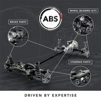 A.B.S. Spurstangenkopf Vorne Links FüR KIA RIO IV Hyundai Solaris Stonic Accent