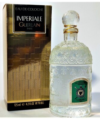 Guerlain Eau de Cologne Imperiale 125 ml Splash Bee Flasche versiegelt Vintage 90er