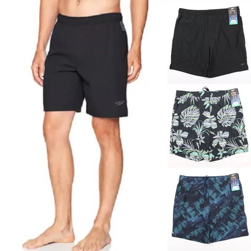 Pantalones cortos de natación Speedo Tech Volley para hombre con protección UPF forro cómodo talla XL - Imagen 1 de 11