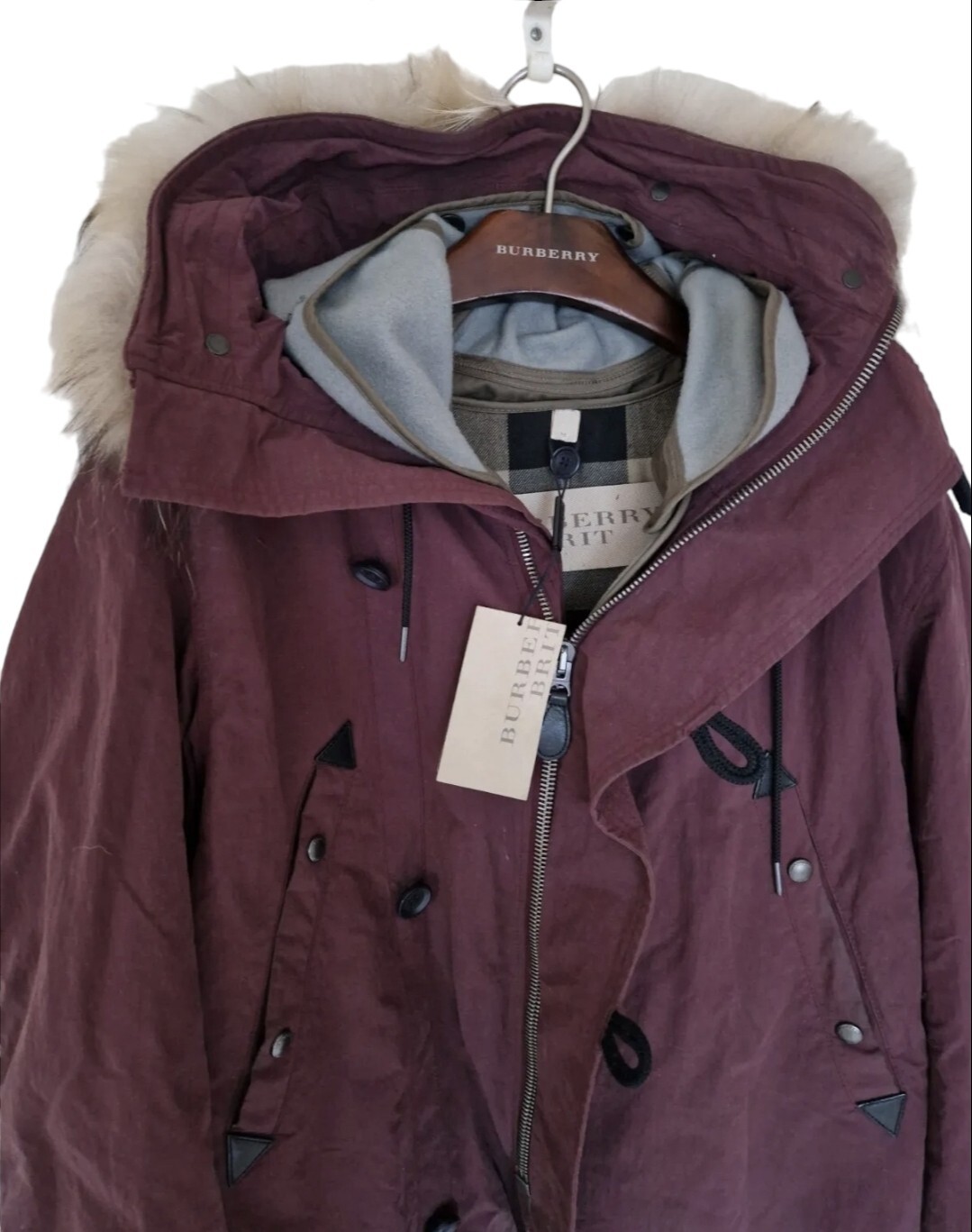 Mens **BNWT** BRIT by BURBERRY parka/jacket/coat. Size medium. RRP £1,195 image 3