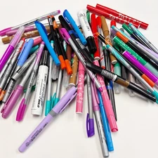 62 Bic Marker Lot Multi-Color Different Types 62 Count Markers Lot NEW