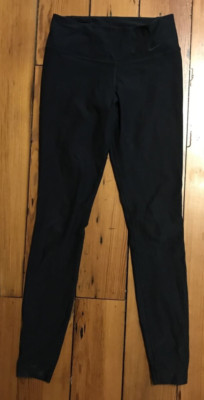 Nike Dri Fit Ten One Black Athletic Workout Yoga Pants Leggings XS 28  x 31 