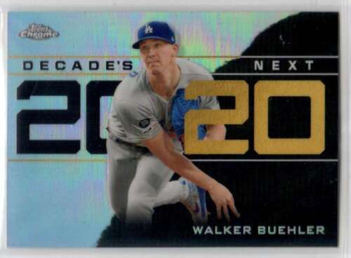 2020 Topps Chrome Update Decade's Next Refractor #DNC-14 Walker Buehler Dodgers  - Picture 1 of 2