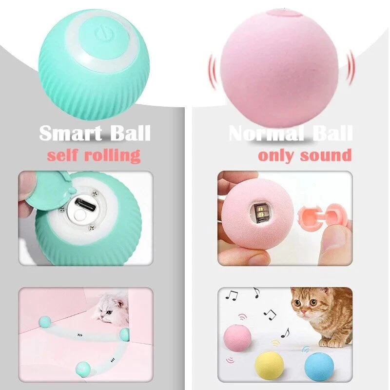 Electric Dog Ball Toys Auto Rolling Smart Dog Toys for Dogs Training Self-Moving - Image 4 of 4