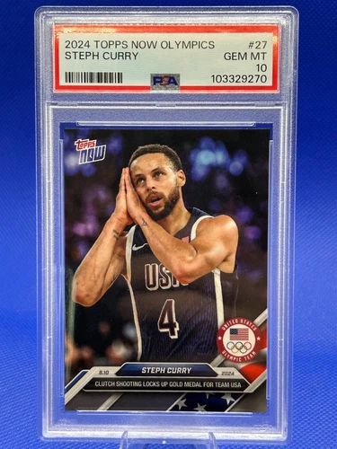 2024 Topps Now Olympics - Stephen Curry #27 (PSA 10)