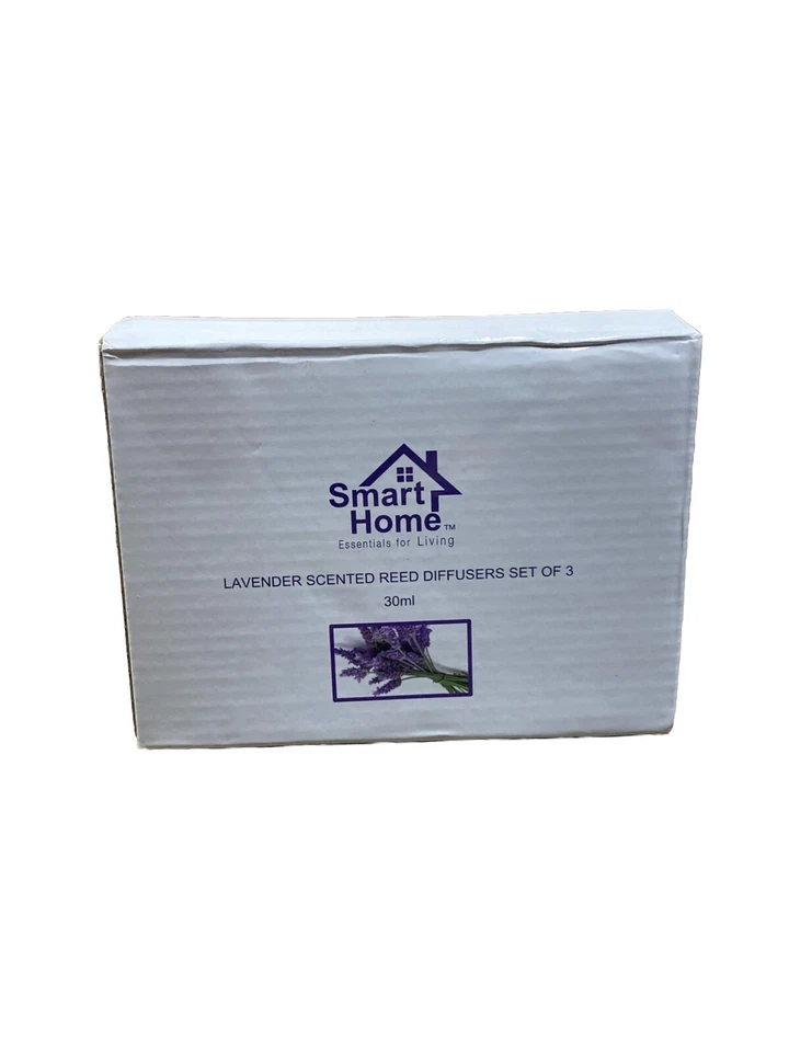 Smart Home Lavender Scented Reed Diffusers (set of 3) - For Home Or Office - NEW - Image 2 of 4