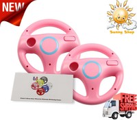 Mario Kart Racing Wheels For Wii 2 Pieces For Racing Games Pink Mario Kart Racing Wheels For Wii 2 Pieces For Racing Games Pink
