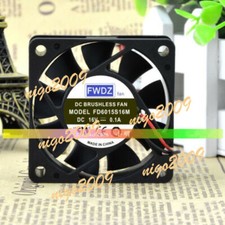 FWDZ FD6015S16M 6015 16V 0.1A 6CM 2-wire power supply chassis cooling fan 