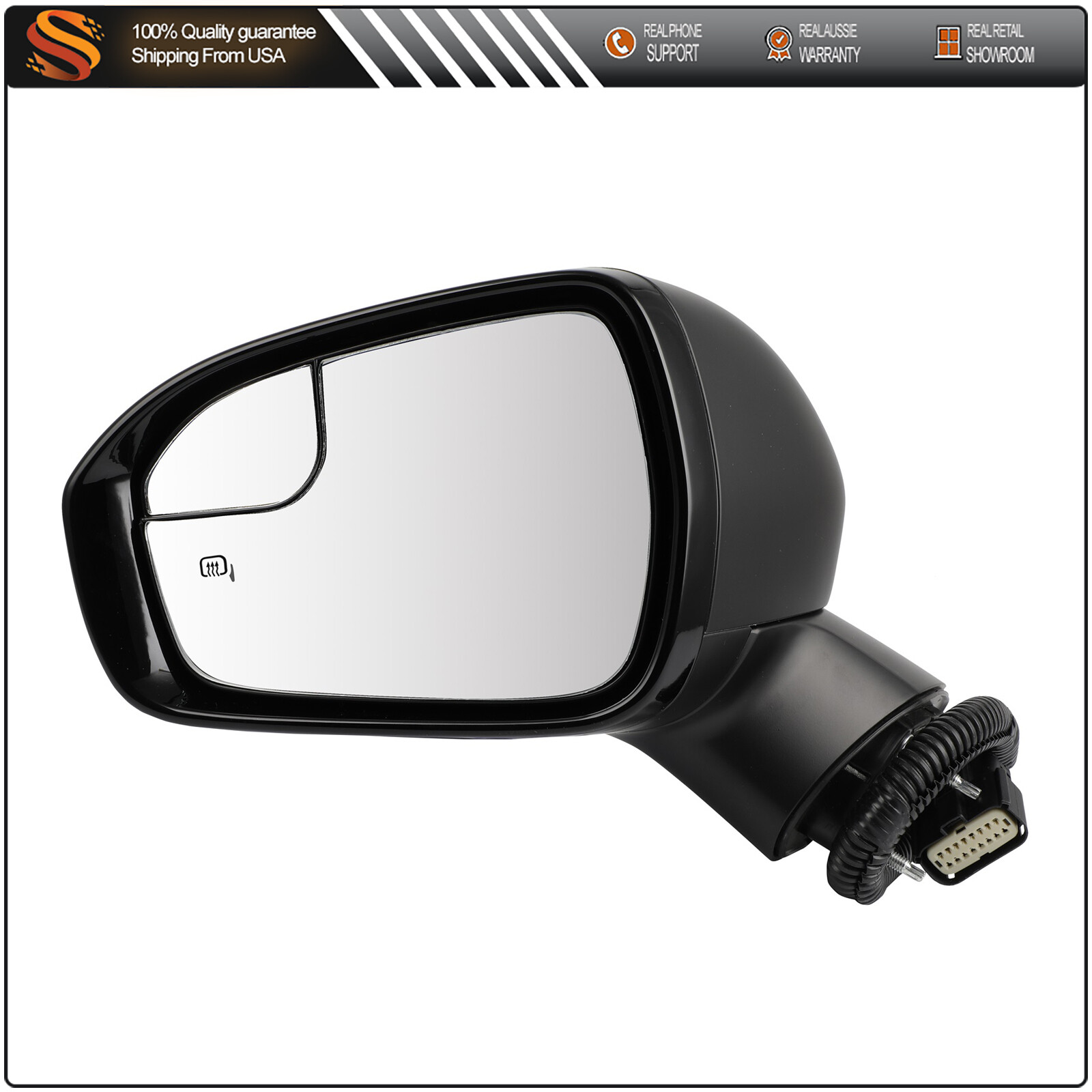 Driver Side Mirror For 2018 Ford Fusion Heated Signal Lamp Memory Puddle