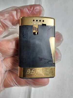Vintage Ronson Art Metal Works Art Deco Gold Tone Varaflame