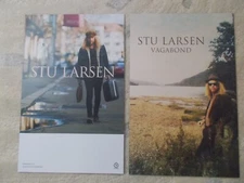 STU LARSEN original Pair of "VAGABOND" 11x17 TOUR POSTERS DS from 2014 in VGT