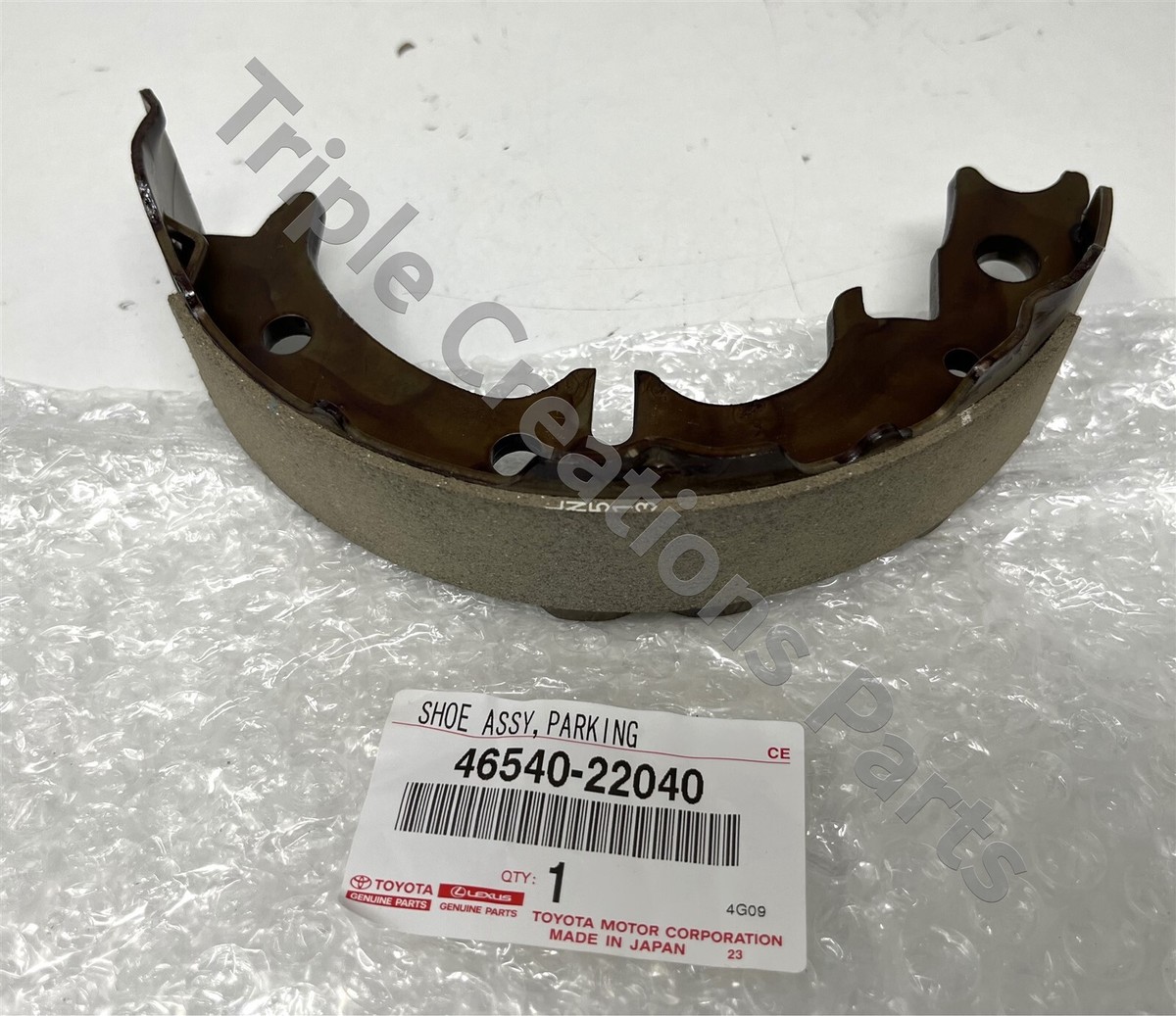 Toyota Genuine 46540-22040 Shoe Assy Parking 4654022040 OEM | eBay