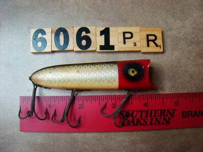 U6061 PR HEDDON WOOD LUCKY 13 FISHING LURE | eBay