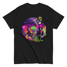 Alien Gamer Adult T-Shirt - Galaxy Gamer Streetwear Graphic Tee (Unisex)