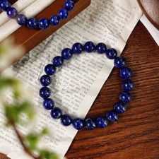 Lapis Lazuli Bracelet Stretch Handmade Crystal Gemstone 4/6/8mm