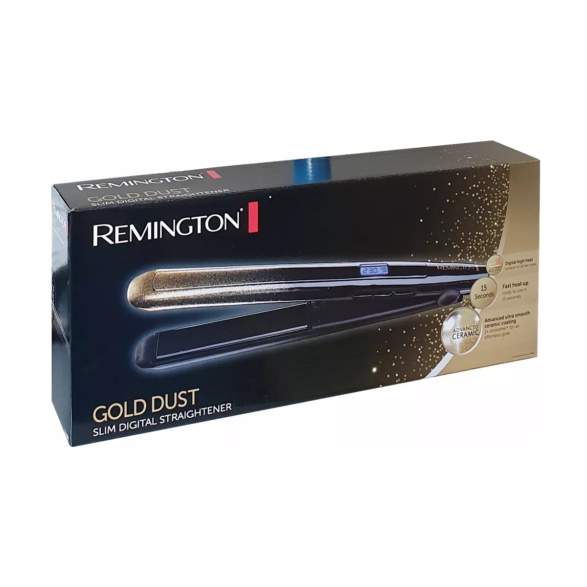 Remington Gold Dust Digital Hair Straightener With Ultra Smooth Ceramic  Coating | eBay