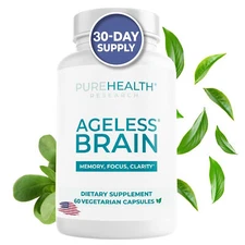 PureHealth Ageless Brain - for Brain, Improve Memory and Brain Nerve Health