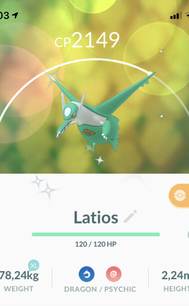 Shiny Latios Pokemon Gen3 Go Registered/30 Day Pokémon Hoenn