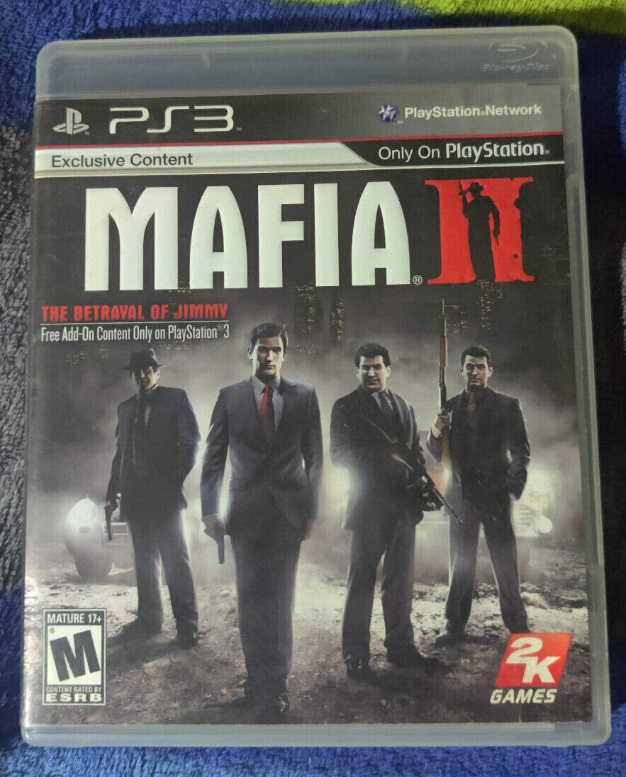 Mafia II 2 Sony PlayStation 3 PS3 Game Working + Tested Complete with Map  Poster