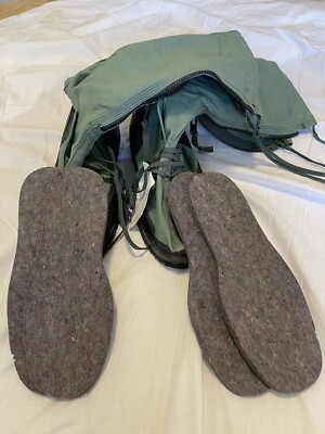Bottes USGI N-1B Mukluk Pour Temps Extrêmement Froid - Taille 8-10, Doublure Laine, Neuves Sans Emballage