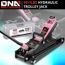 2.5 Ton Heavy Duty Steel Low Profile Hydraulic Trolley Service Floor Jack Pink