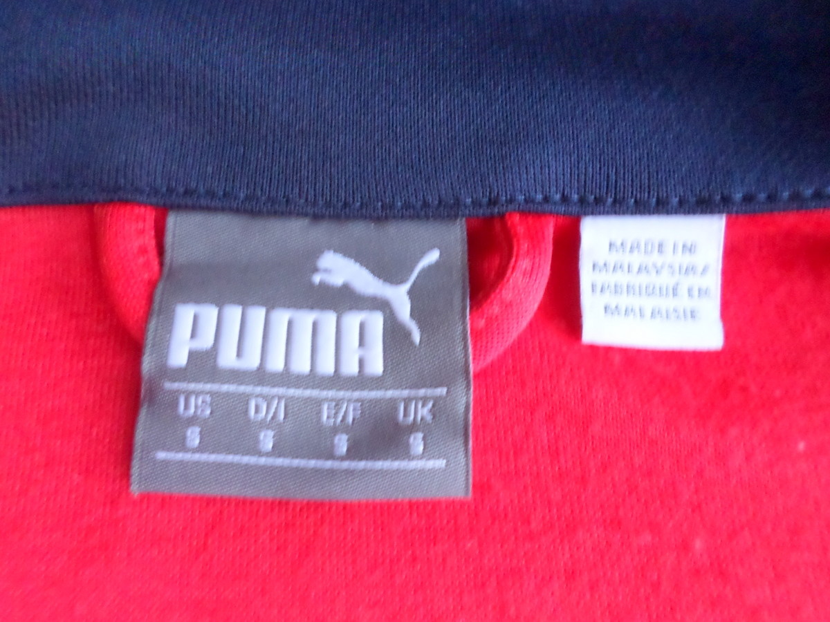 PUMA Arsenal England Soccer Jacket Sz S Stadium Track Full