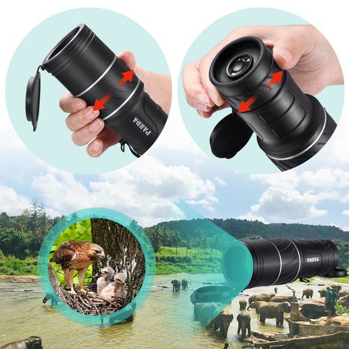Day&Night Vision 40X60 HD Optical Monocular Hunting Camping Hiking Telescope New - Picture 9 of 11