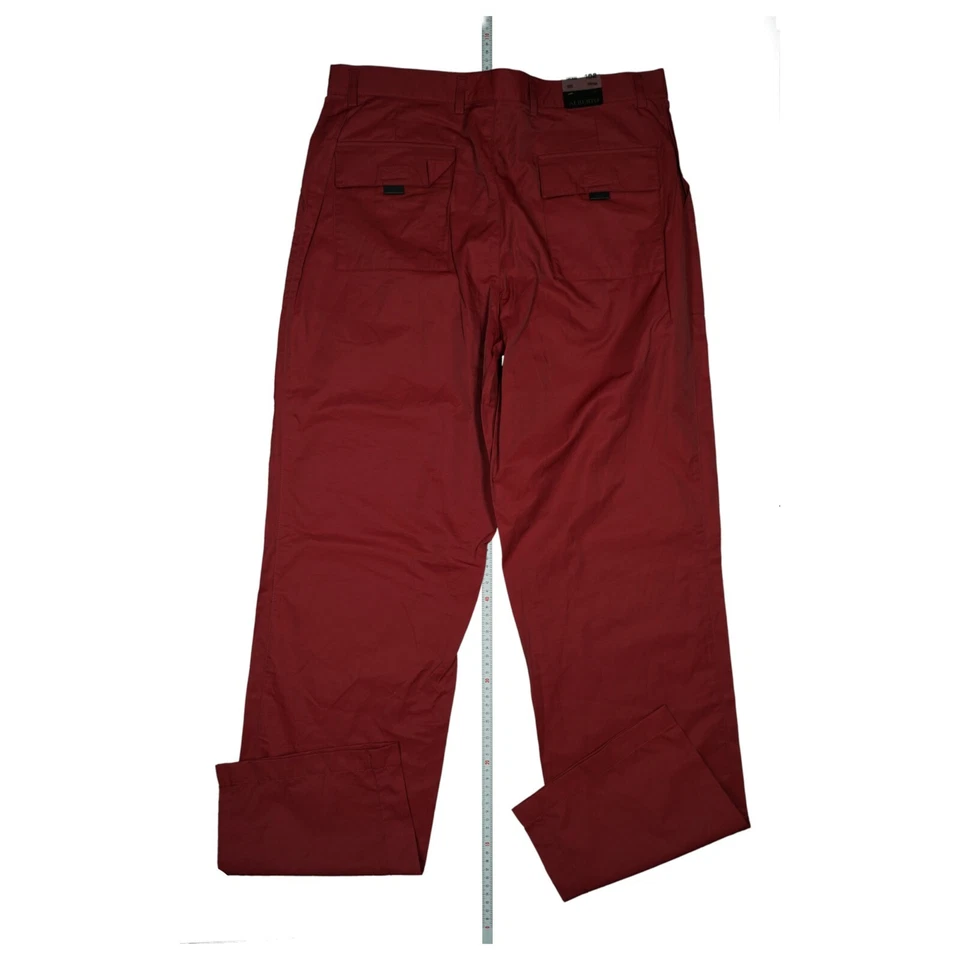 Pantalón ligero de verano Alberto Clint para hombre senderismo trekking 102 W34 L36 rojo vino Foto 3 de 4