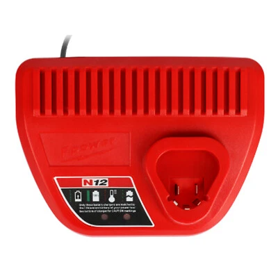 Replace For Milwaukee 12V Li-Ion M12 Battery Charger 48-11-2401 48-11-2402 M12B6
