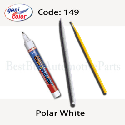 OEM Touch-Up Paint Pen Kit - Mercedes-149-Polar White-Sanding Stick & Microbrush