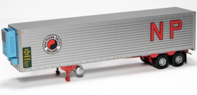 #ad Rapido HO Scale Fruehauf 40#x27; Van Trailer Northern Pacific #50 391 403046 $24.72