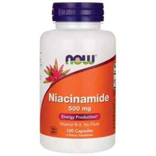 NOW Foods Niacinamide 500 mg 100 Caps