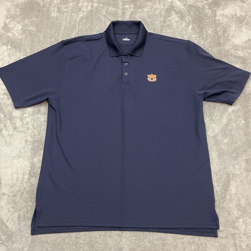 Under Armour Polo Auburn Tigers War Eagle Navy Shirt Men's XL