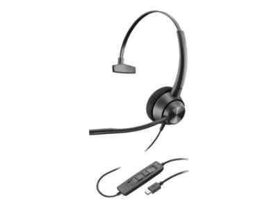 HP Poly 760Q8AA EncorePro 310 USB-C Monoaural Headset TAA - Mono - USB Type C