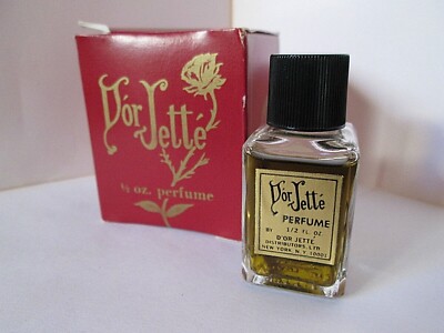 D'or Jette 1/2 oz Pure Perfume Vintage Original Formula Bottle Made in Italy Dor