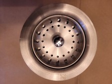 UPC Kitchen Sink Strainer Stopper  Drain Assembly 2-Pcs Stainless Steel - NEW