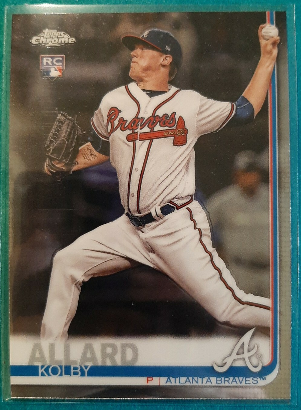 2019 TOPPS CHROME KOLBY ALLARD ROOKIE #99 ATLANTA BRAVES