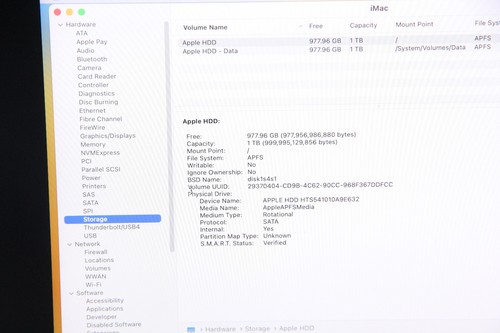 Apple 2017 iMac 18,2 | 21.5" i5@3Ghz(7400) 16GB Ram, 1TB HDD, Radeon Pro 555 - Picture 2 of 13