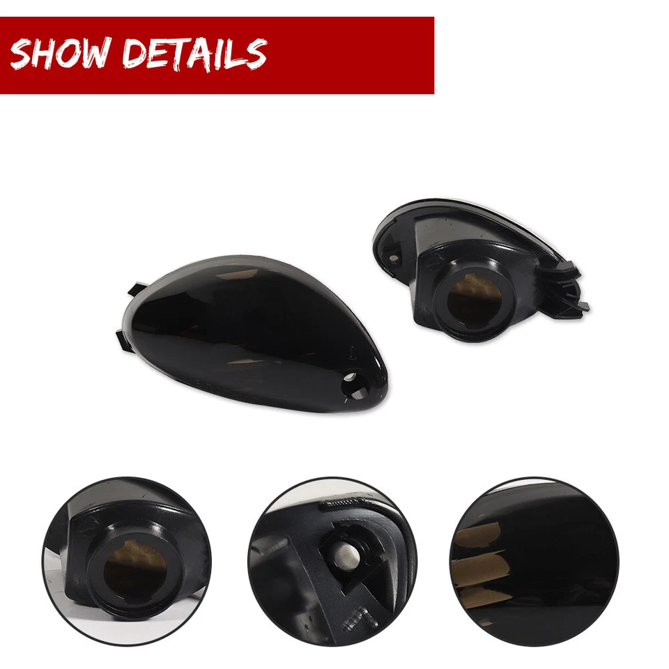 Luzes de seta traseiras lentes fumê SUZUKI Hayabusa GSX1300R para 2008-2020 2 peças - Imagem 3 de 4