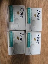 4 Dove Sensitive Soap Bar With Moisturizing Cream 3.75 OZ 106g