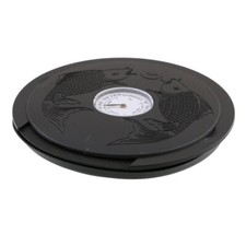 Acoustic Guitar Sound hole Cover w/ Hygrometer F100mm Sound Hole Dia Guitar BK