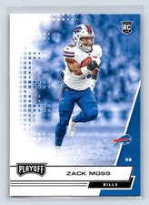 Zack Moss Rookie 2020 Panini Playoff #232 Buffalo Bills RC 1-1