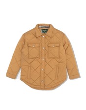American Eagle - Women's Puffer Shacket/jacket - Large - Tan/beige