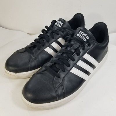 Adidas Mens Cloudfoam Advantage B74264 Black Casual Shoes Sneakers Size 12