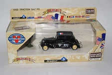 SOLIDO MILITARY #6102 CITROEN TRACTION FRANCE FRENCH GAZ FFI, 1:50, NEW IN BOX