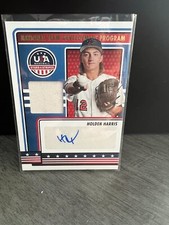 Holden Harris autograph baseball card